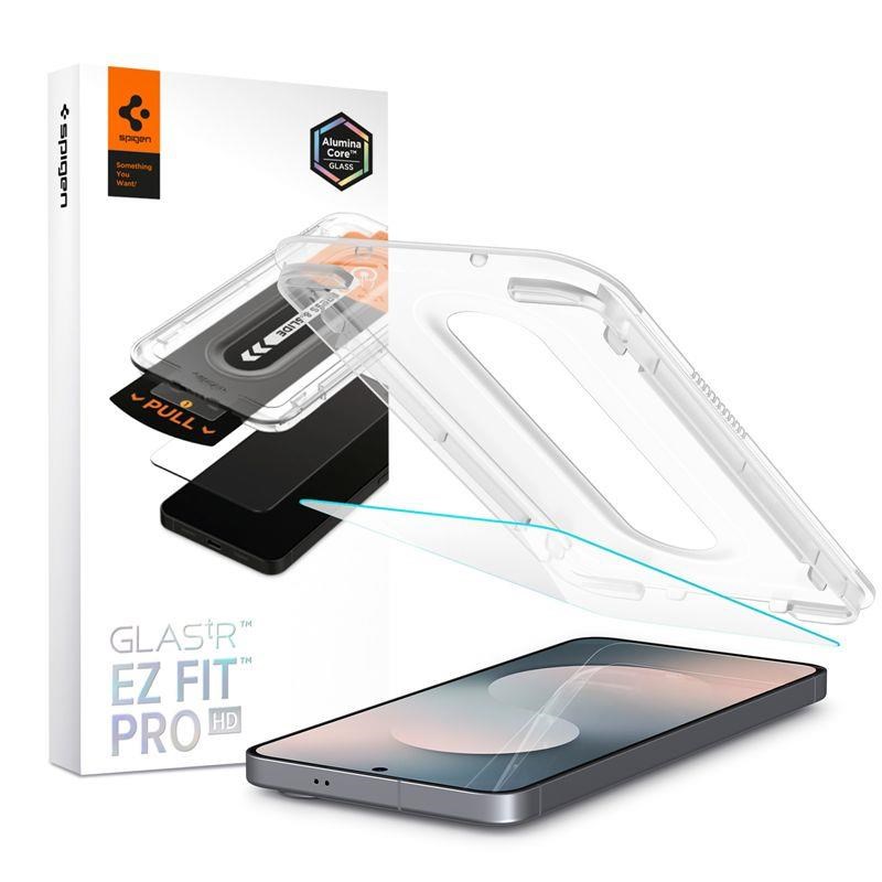 Spigen Glass tR EZ Fit Pro HD 1 Pack - transparency - Samsung Galaxy S25 FE