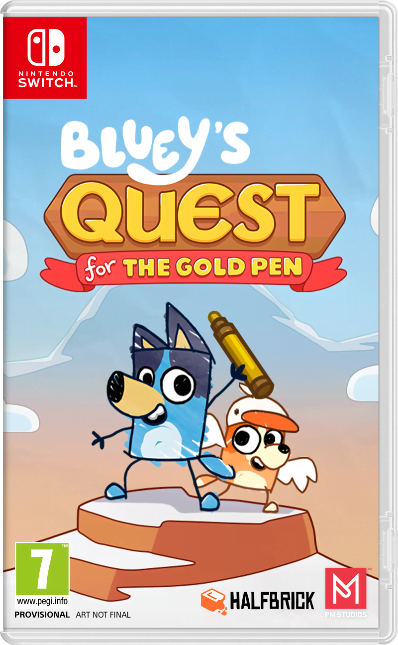 Bluey's Quest for the Gold Pen - Nintendo Switch - Eventyr Spil 5056635621788