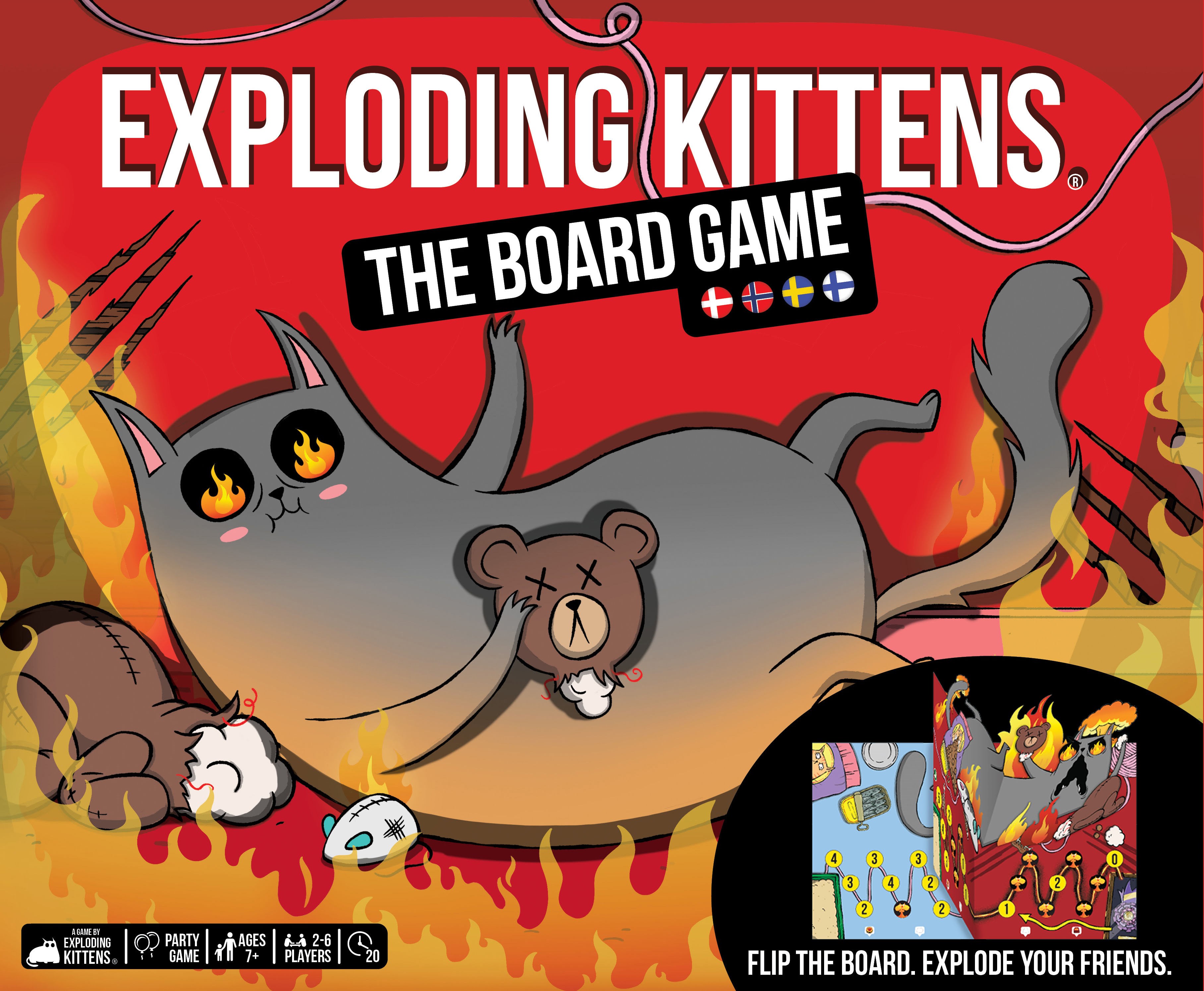 Exploding Kittens The Board Game (Nordic) Brætspil EKIBG01NOR