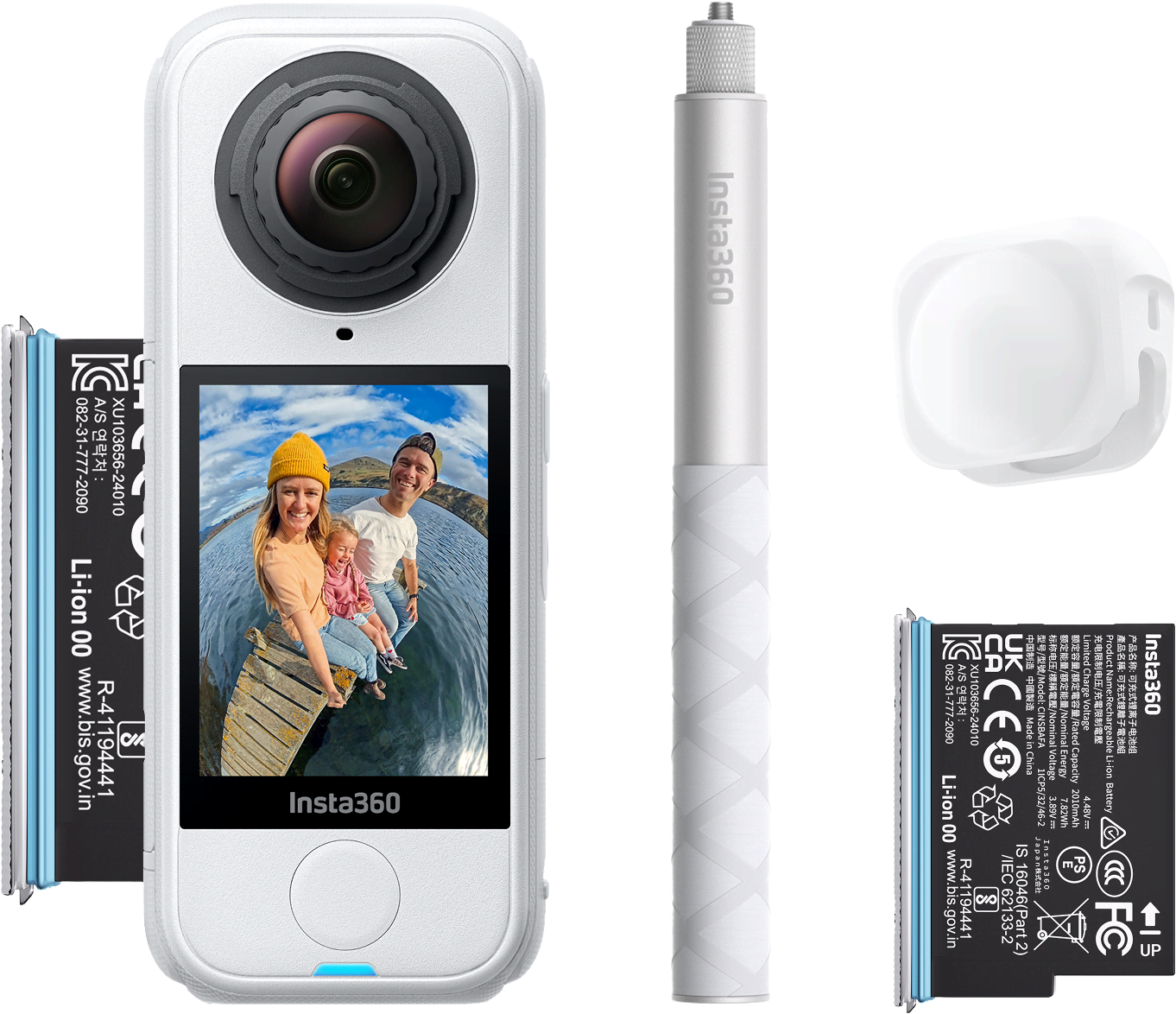 Insta360 X4 Air Starter Bundle - Arctic White Action Kamera Hvid 6977644767399