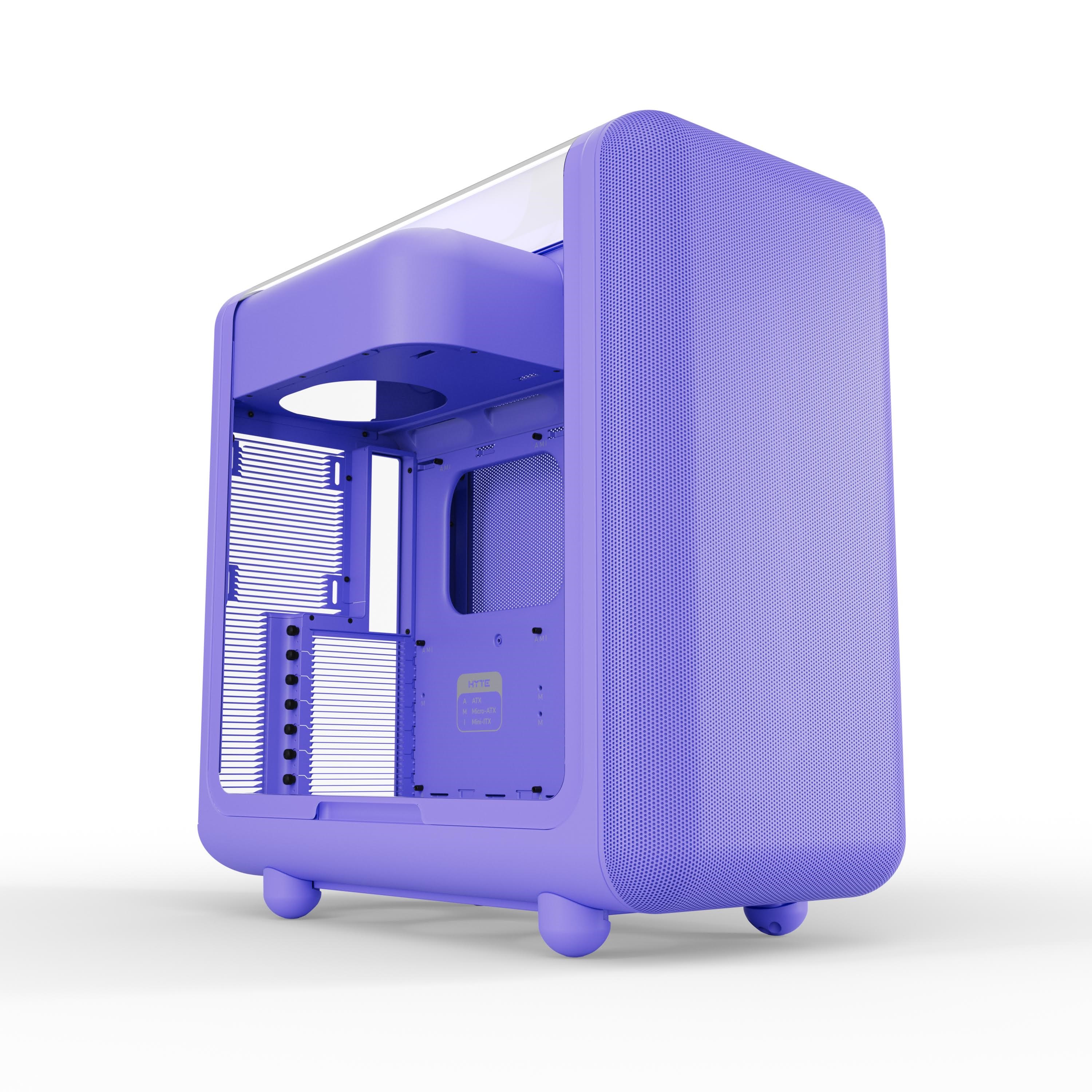 HYTE X50 Taro Milk / Purple (Purple) - Kabinet - Miditower - Lilla Kabinet CS-HYTE-X50G-TM