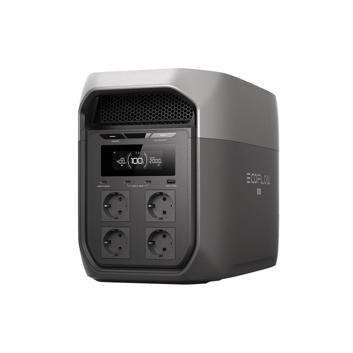 EcoFlow Delta 3 Max - 2048Wh Power Station EFD3M-G-EU-CBOX
