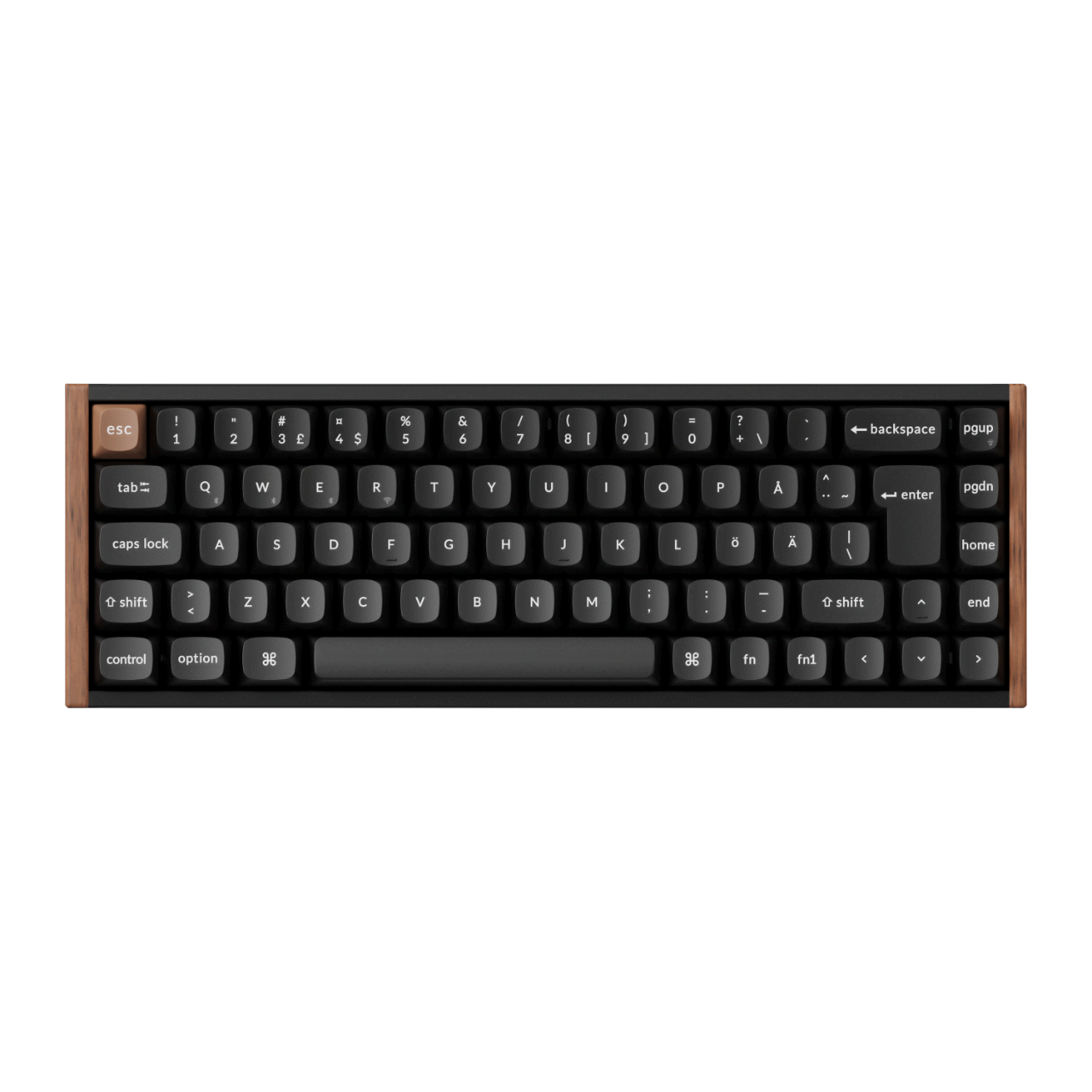 Keychron K6 HE SE Wireless Tri-Mode - Gaming Tastatur - Nordisk - Sort Tastatur K6H-F1-BO