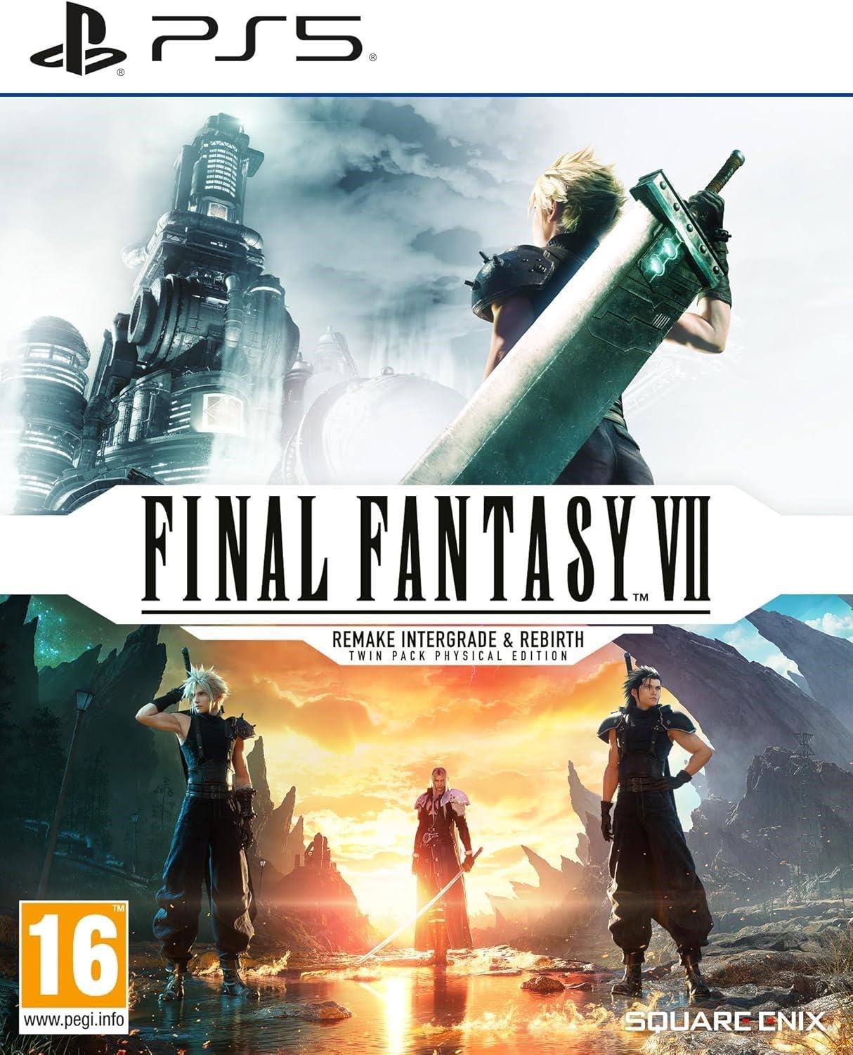 Final Fantasy VII Remake Intergrade & Rebirth Twin Pack - Sony PlayStation 5 - RPG Spil 5021290102194