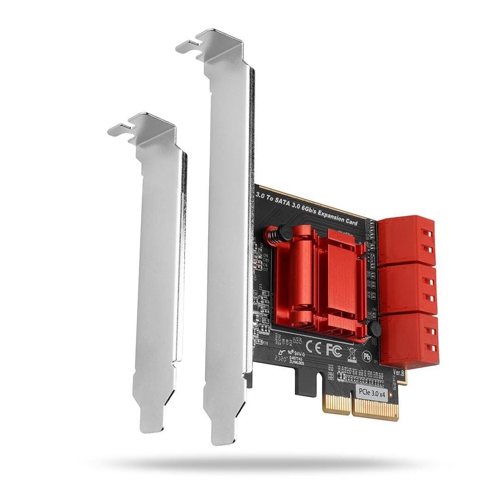 AXAGON 6 × intern SATA 6G-port PCIe-controller Controller PCES-SA6