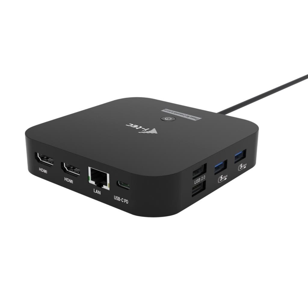 I-Tec USB-C Dual HDMI Docking Station with Power Delivery 100W Docking Station C31DUALHDMIDOCKPD