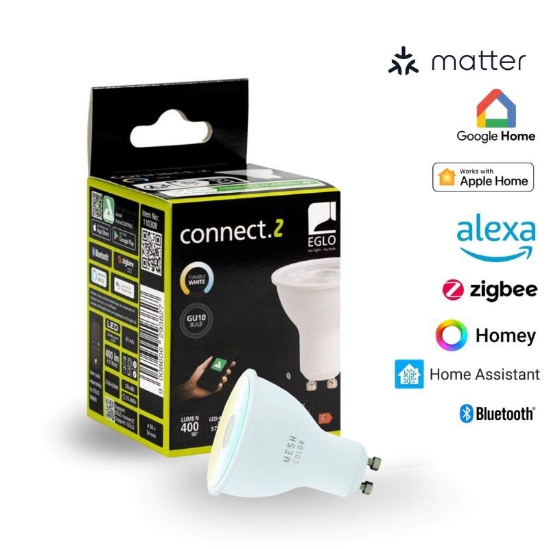 EGLO CONNECT.Z GU10 opal SMART pære M/TUNABLE WHITE Smart Home 110408