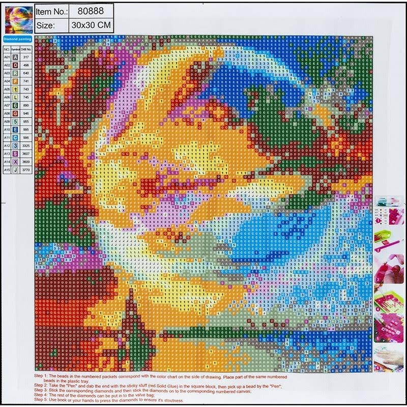 CENTRUM Diamond Painting 30*30cm. PLANET Hobby Artikler 80888