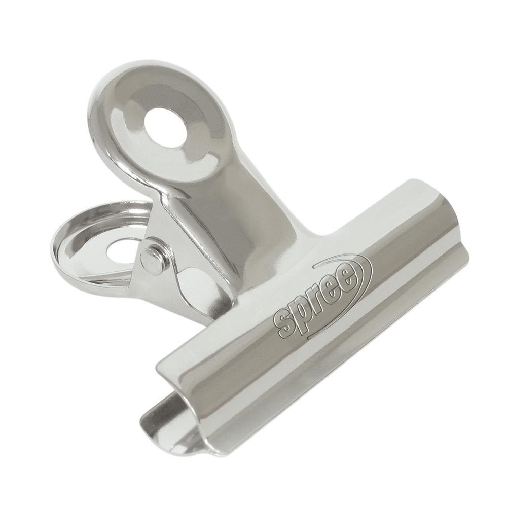 SPREE Papirklemme brevklemme Bulldog 75mm *12 Hobby Artikler SP82075