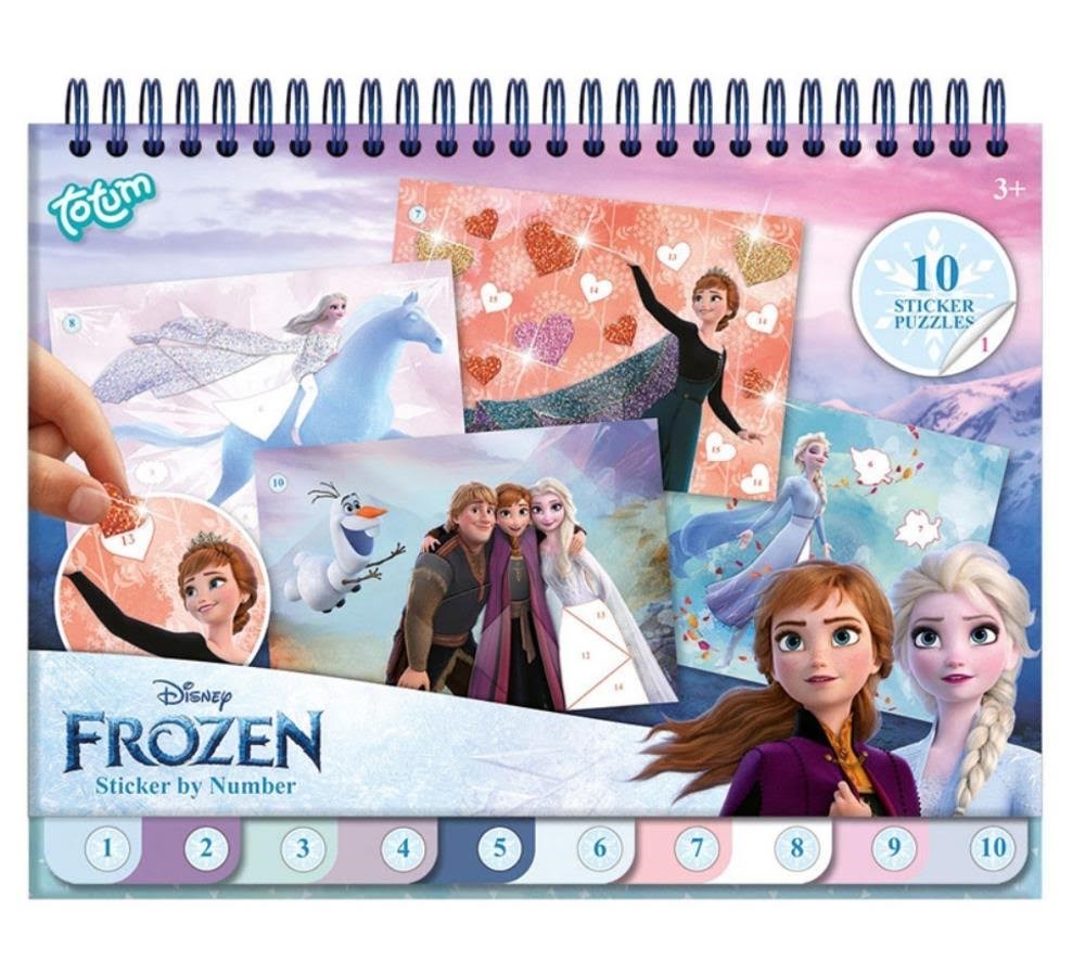 Creative Craft Group DISNEY FROZEN Sticker by Number Pad Legetøj TT681576