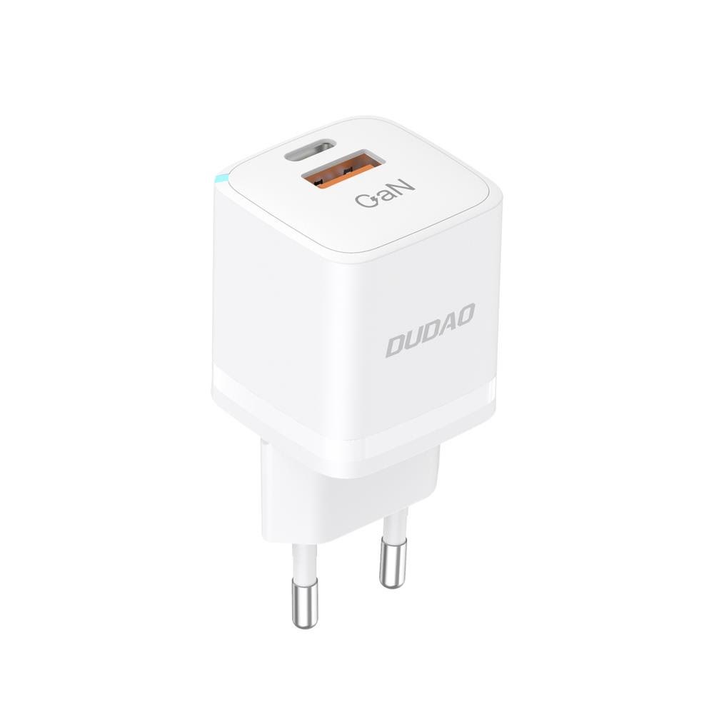 Dudao Wall charger GaN 33W PPS USB C/USB A13Pro - white Mobil Oplader 6977196680979