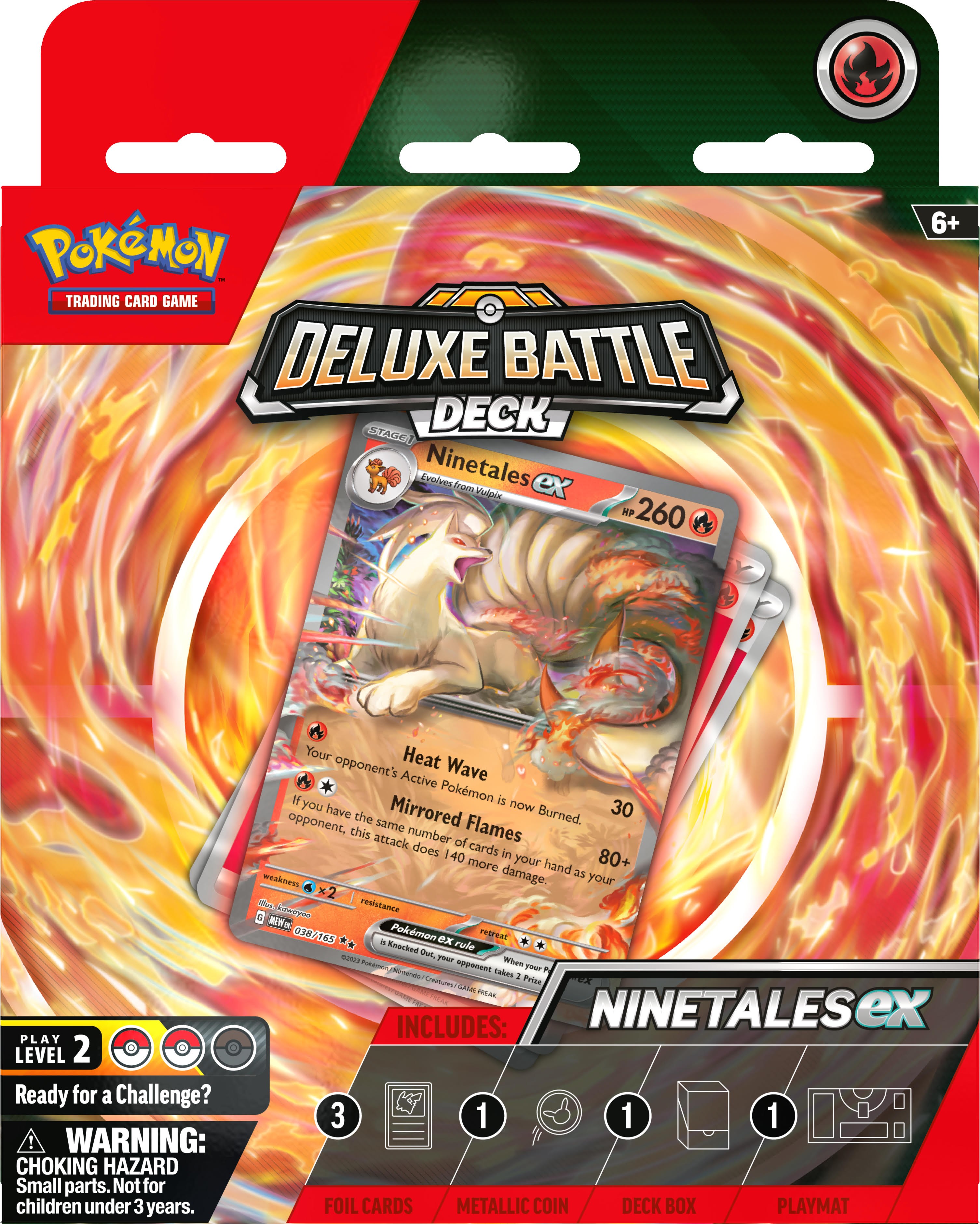 Pokemon TCG Deluxe Battle Deck Ninetales ex/Zapdos ex - assorted Pokemon POK85600