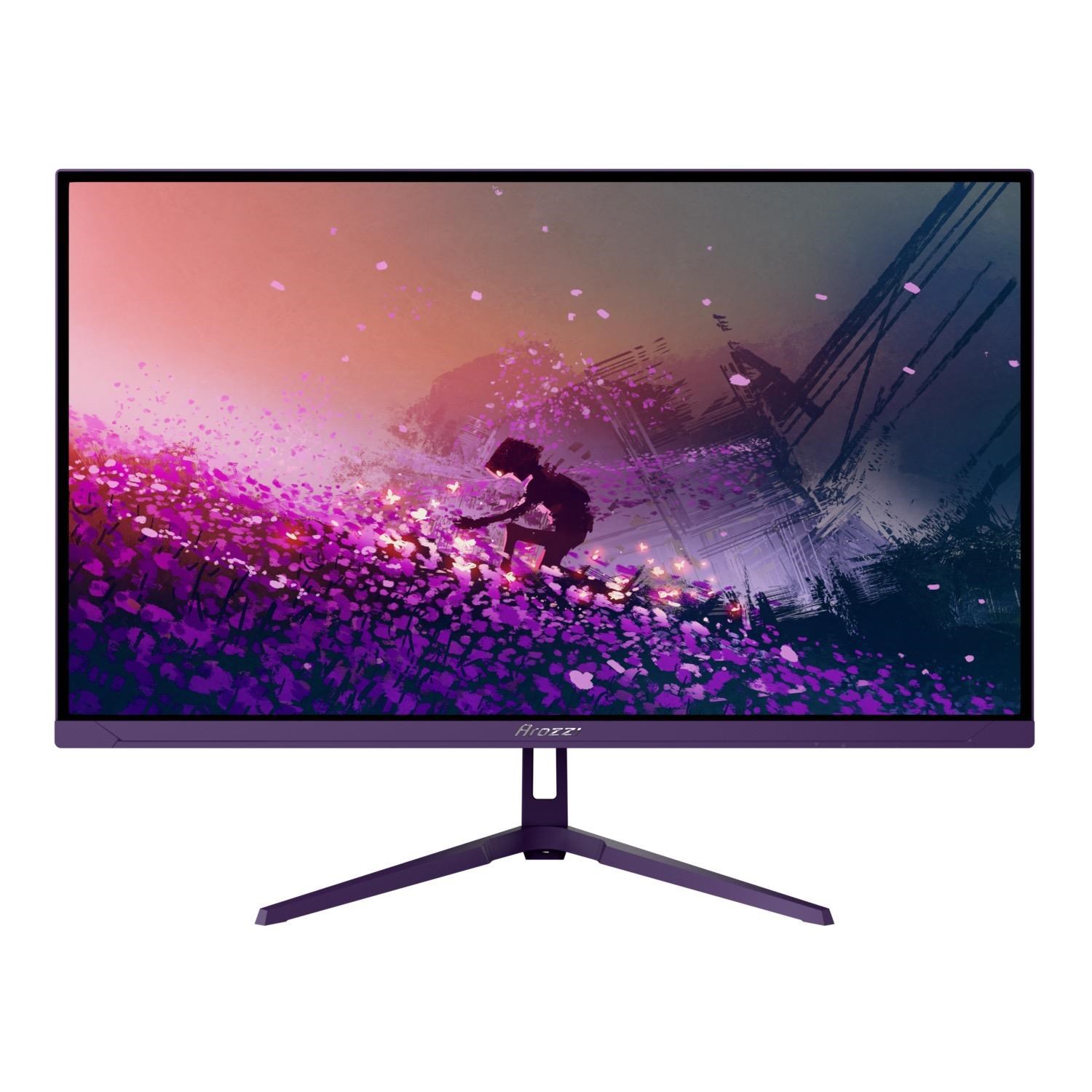 27" Arozzi Nova (Purple) - 2560x1440 (QHD) - 180Hz - IPS Computerskærm AZ-NO-27T2K180-PP