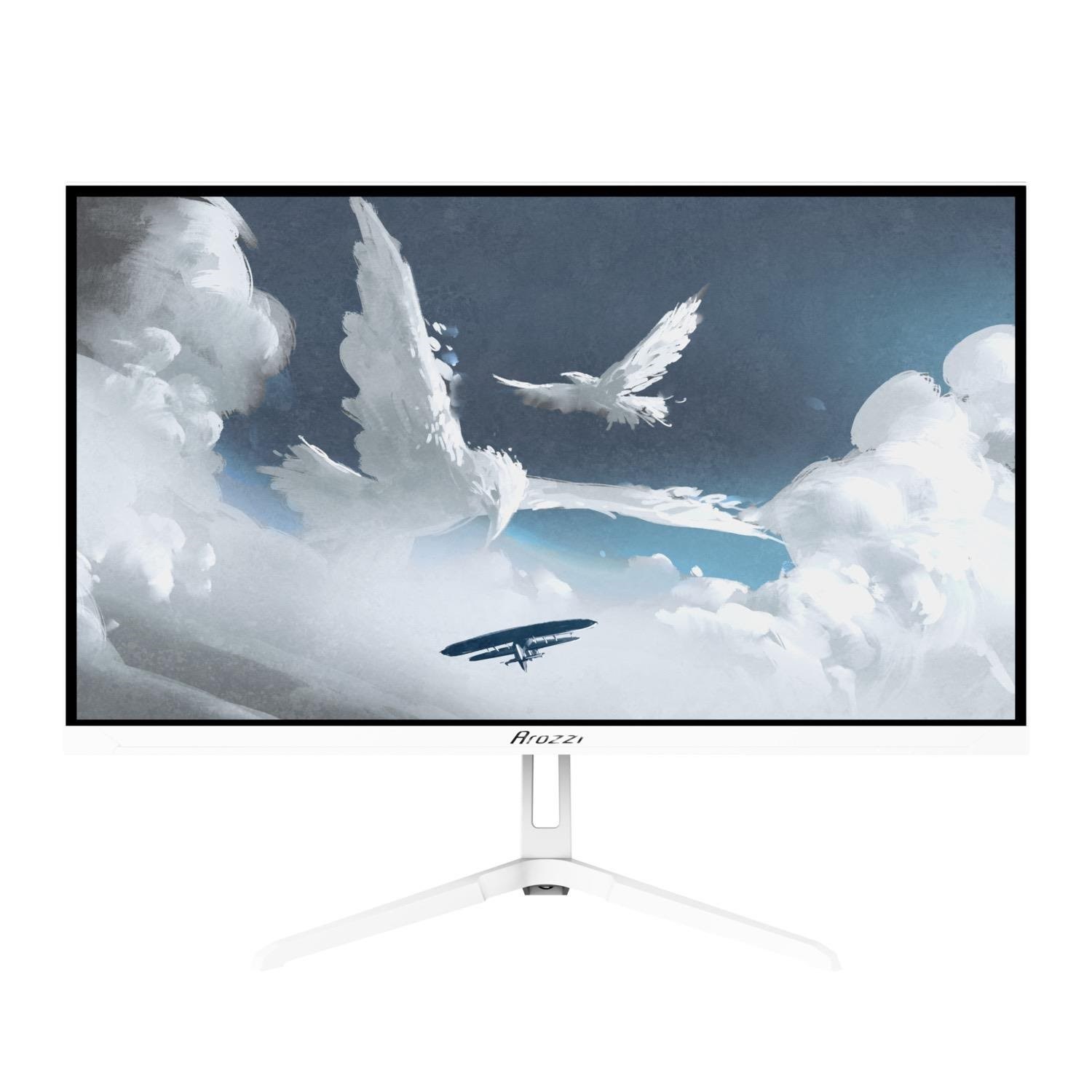 24" Arozzi Nova (White) - 1920x1080 (FHD) - 200Hz - IPS Computerskærm AZ-NO-24T1K200-WT