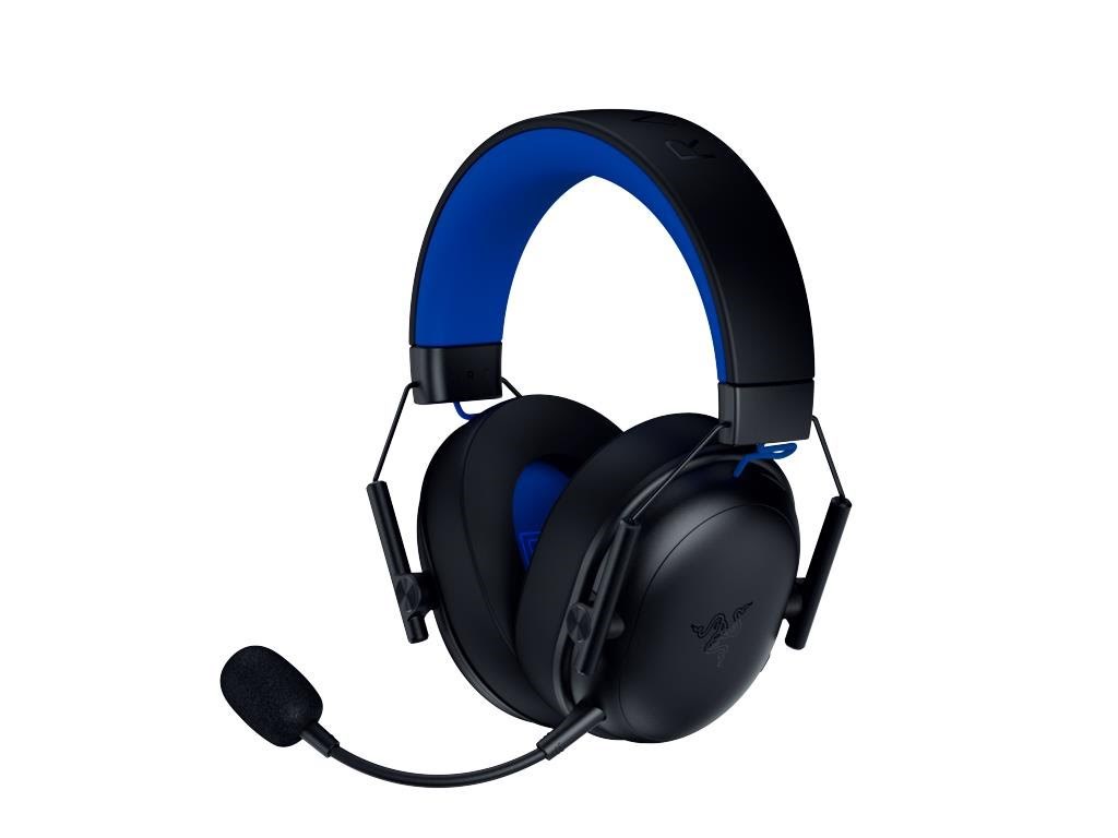 Razer BlackShark V3 X HyperSpeed - Black / Blue Hovedtelefoner Og Headset Hvid RZ04-05420400-R3G1