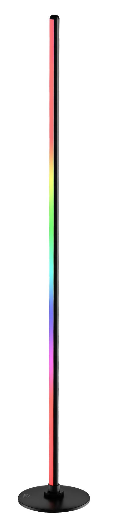 Deltaco Smart Home Gulvlampe, 1,35m, Fjernbetjening & App-betjening, Sort Smart Home SH-FL01