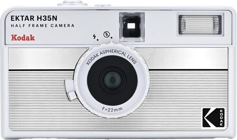 KODAK EKTAR H35N Camera Striped Silver Kamera Sølv RK0302