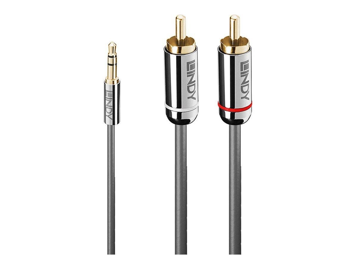 Lindy Cromo Line audio cable - 3 m Audiokabel Grå 35335