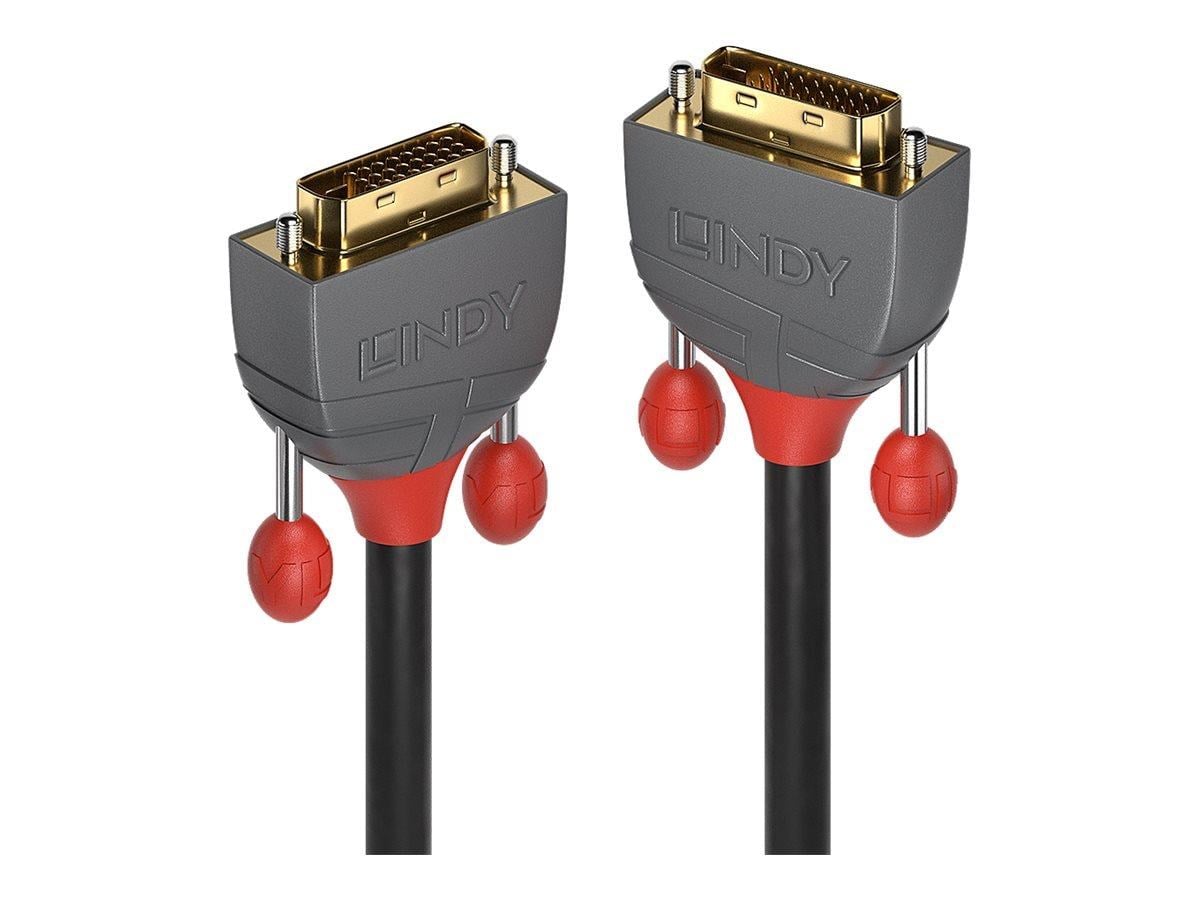 Lindy Antra Line - DVI cable - DVI-D to DVI-D - 2 m Skærmkabel Sort 36222