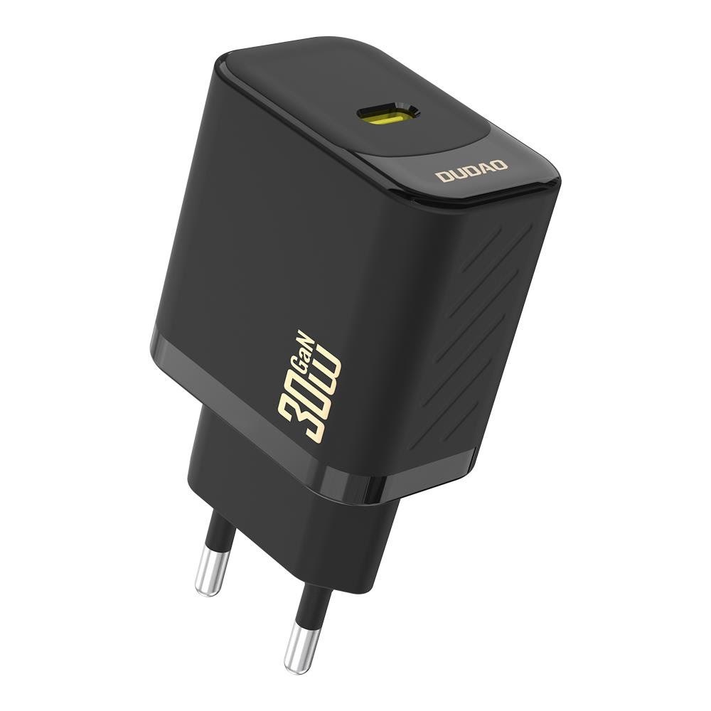 Dudao A27P 30W PD GaN USB-C Wall Charger - Black Mobil Oplader 6976625334179
