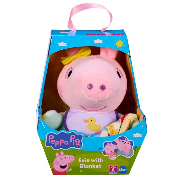 Peppa Pig PEPPA PLUSH BLANKET EVIE Bamser 8497
