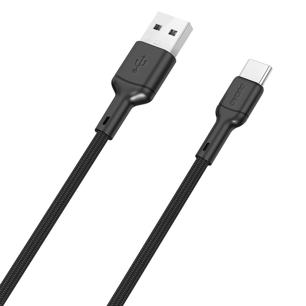 Dudao L9T 5A USB-A - USB-C Cable 1m - Black Usb Kabel Sort 6976625335541