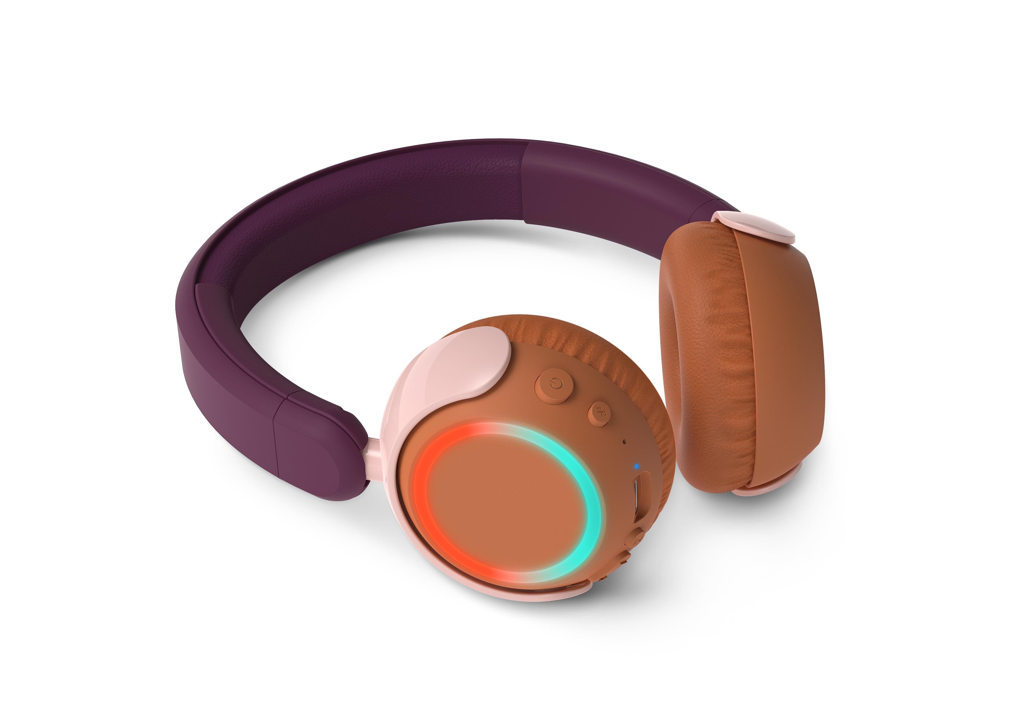 Philips TAK4200MP - Trådløs børnehovedtelefon - 85dB Max - Lilla Hovedtelefoner Og Headset TAK4200MP/00