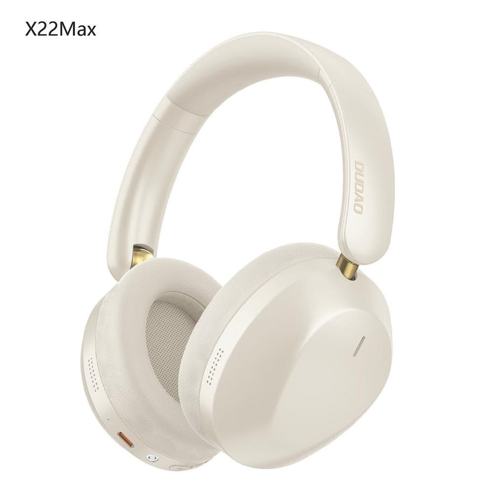 Dudao X22 Max Wireless On-Ear Bluetooth Headphones with ANC - Beige Hovedtelefoner Og Headset 6976625335985