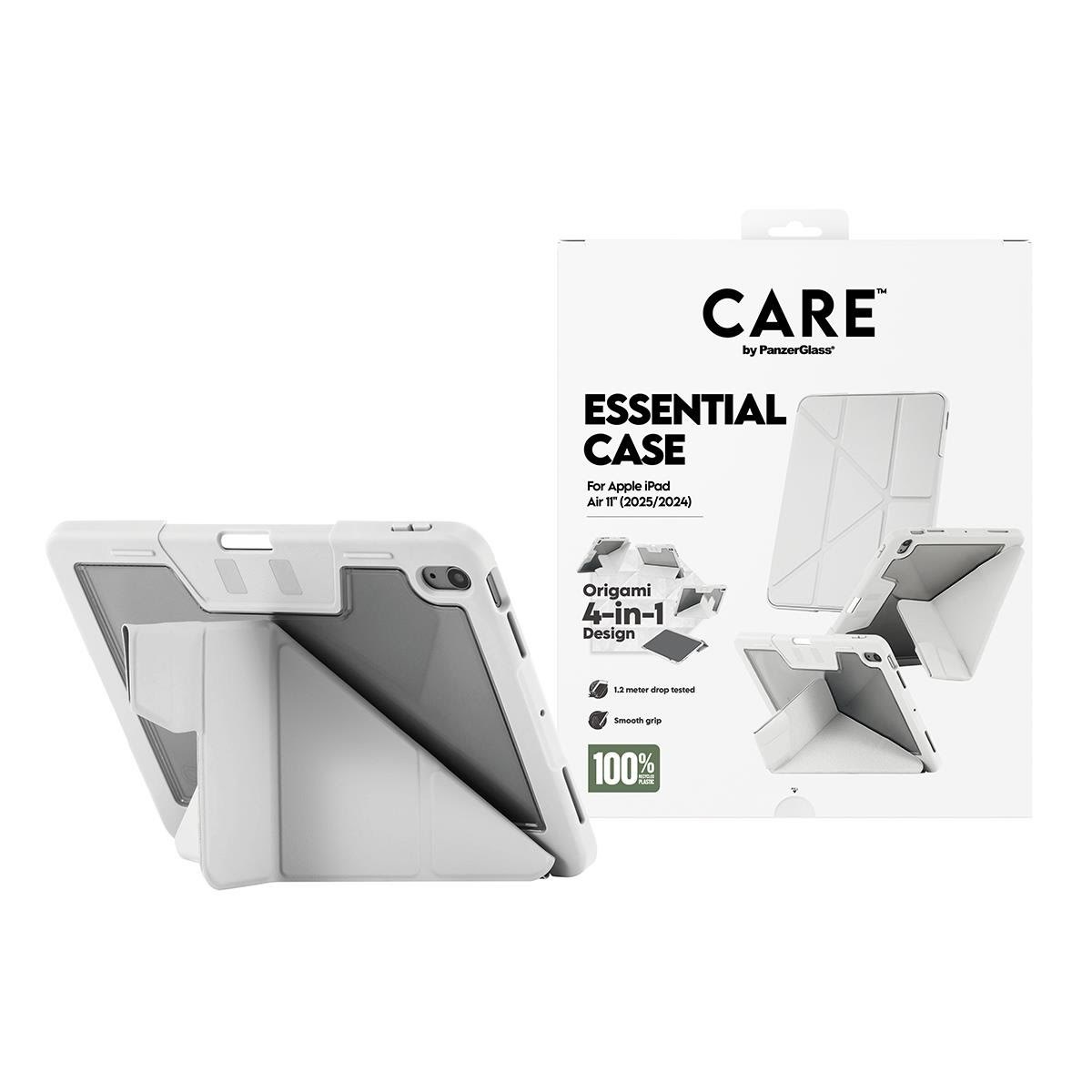 CARE by PanzerGlass Essential Case Light Grey iPad Air 11" (2024-2026) Tablet Cover CR37876