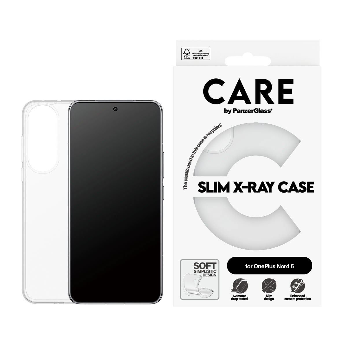 CARE by PanzerGlass X-Ray Case OnePlus Nord 5 Mobilcover CR48938