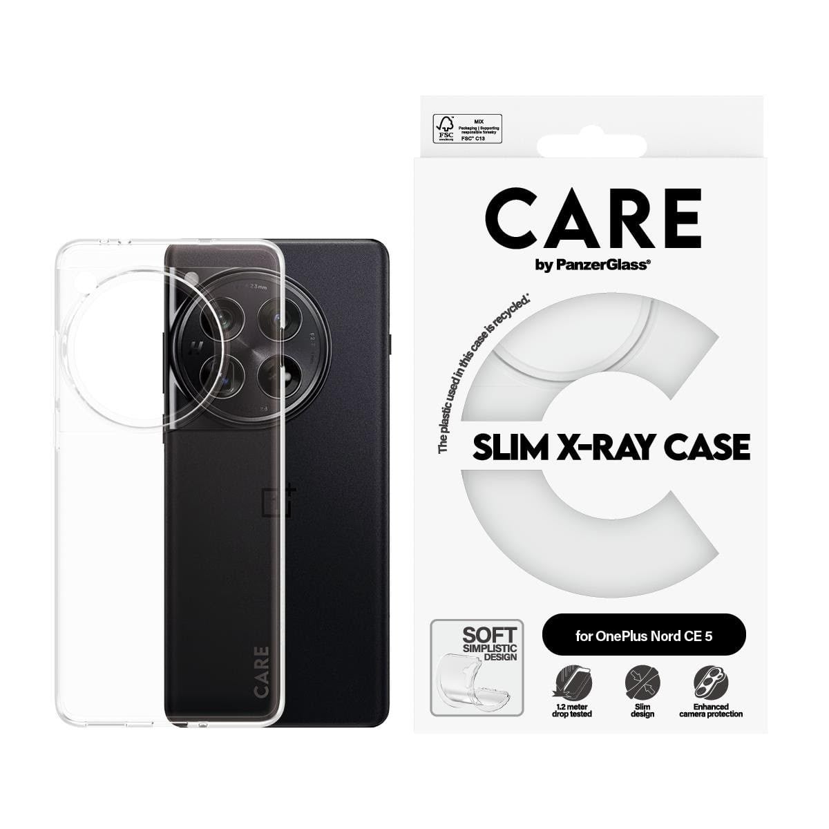 CARE by PanzerGlass X-Ray Case OnePlus Nord CE 5 Mobilcover CR19687