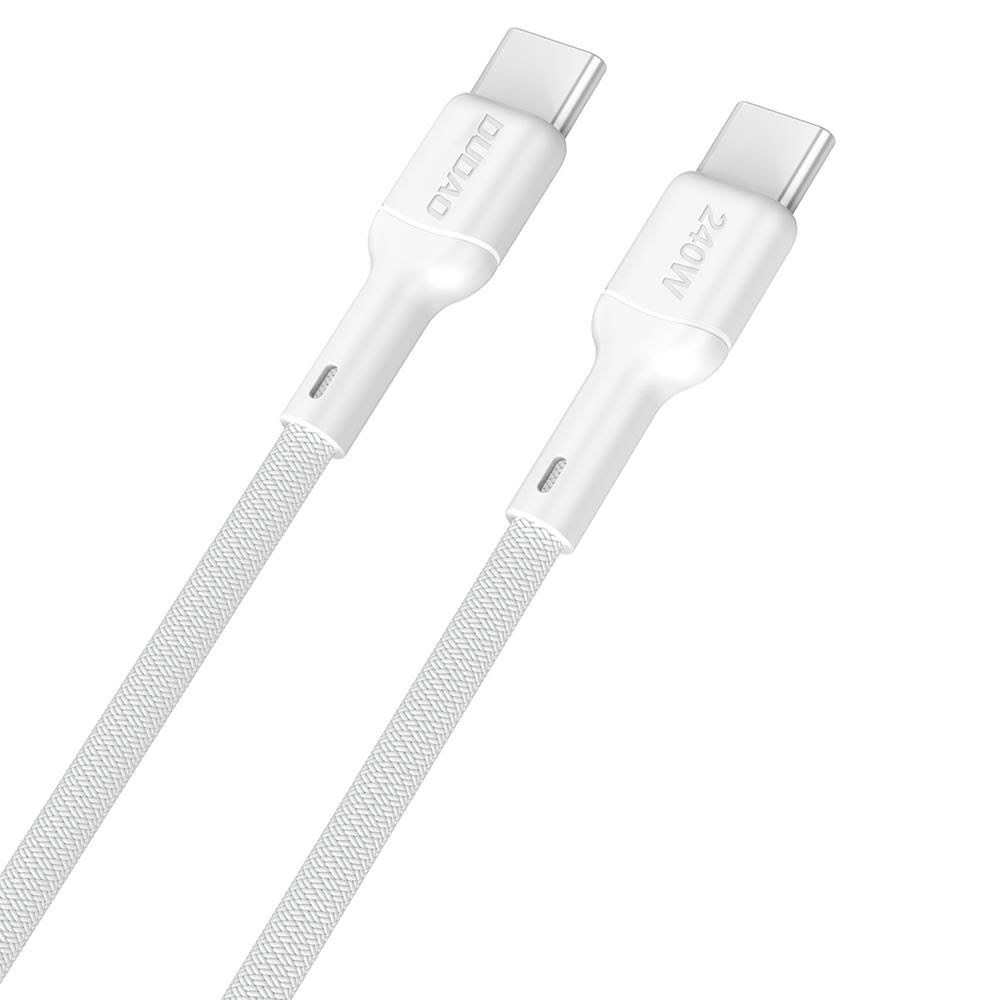 Dudao L9C Max 240W PD USB-C - USB-C 2m Cable - White Usb Kabel Hvid 6976625335015