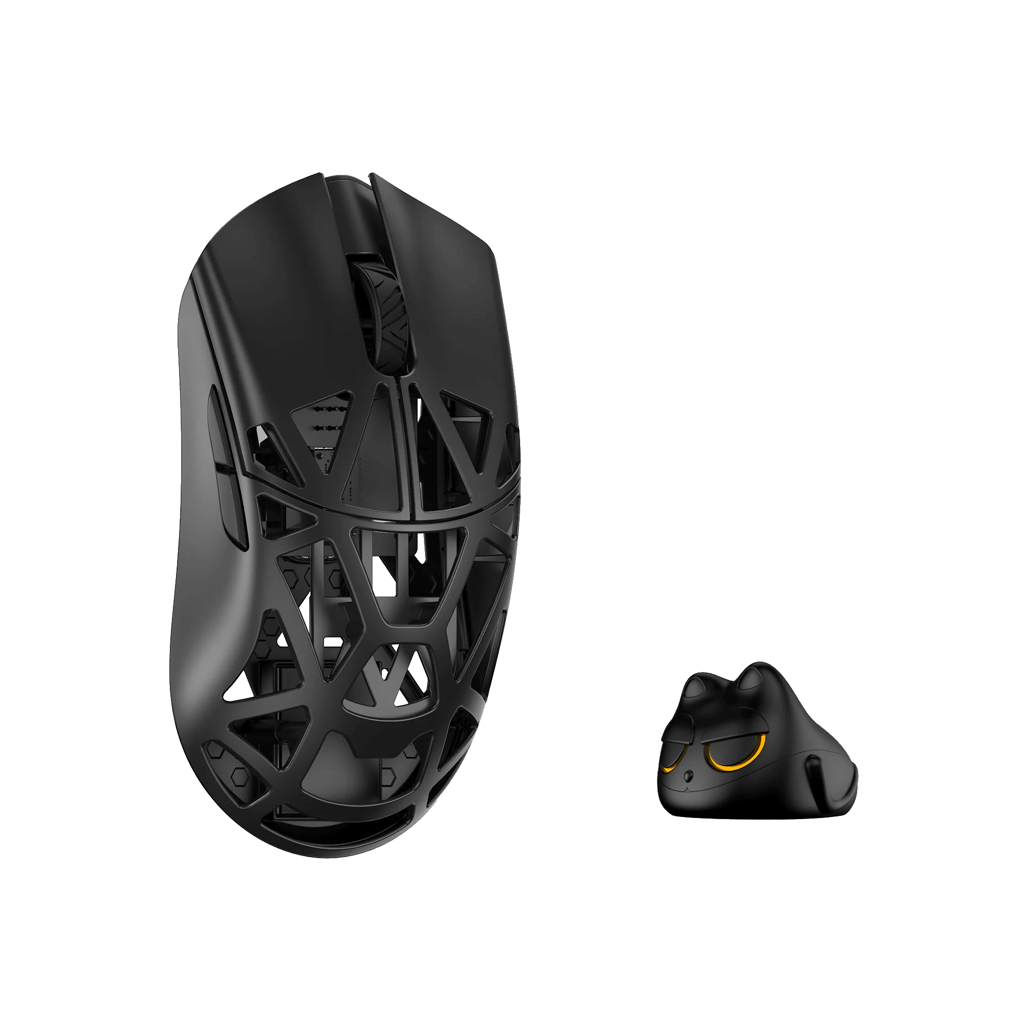 WLMouse Beast X Pro (Solid Side + Omron) / Wireless 8K / Magnesium - Gaming Mus - Optisk - 5 knapper - Sort
