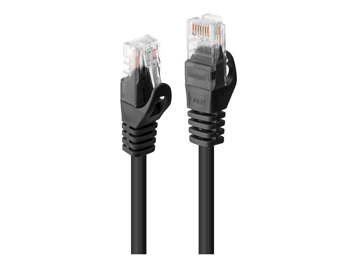 Lindy Basic patch cable - 5 m - black - Sort - 5m Netværkskabel 48195