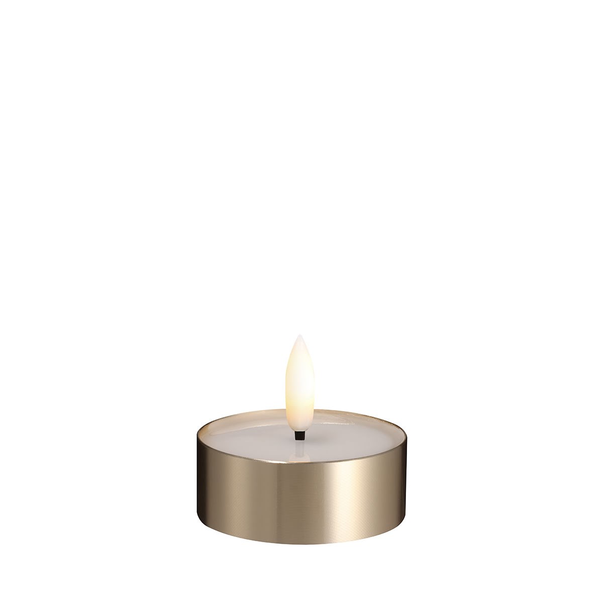 Moods & More LED Melted tealight - Metal brass finish Boligindretning M12-MB063025