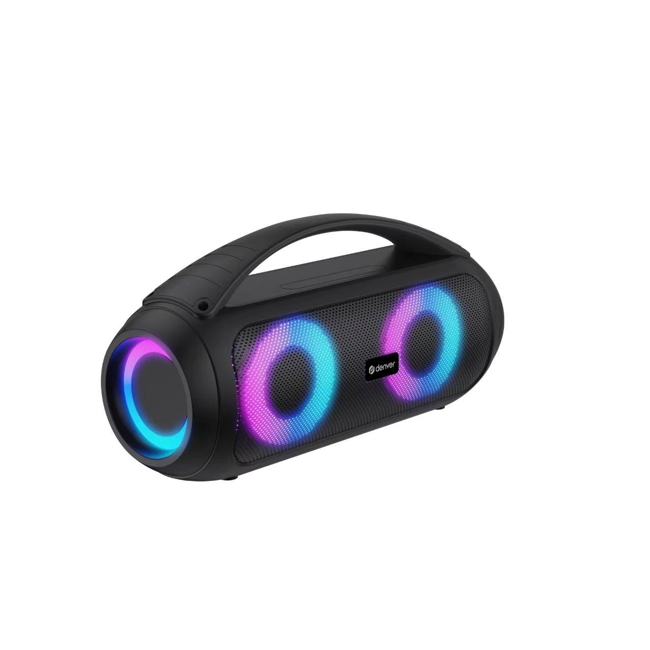 DENVER BTG-618 - Bluetooth Speaker with light effects and rechargeable battery