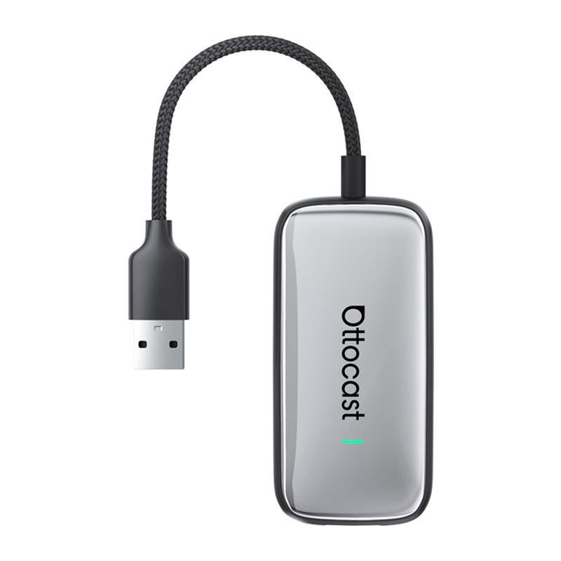 Ottocast Play2Video Plus Wireless CarPlay / Android Auto Adapter Mobil Tilbehør CA515-T