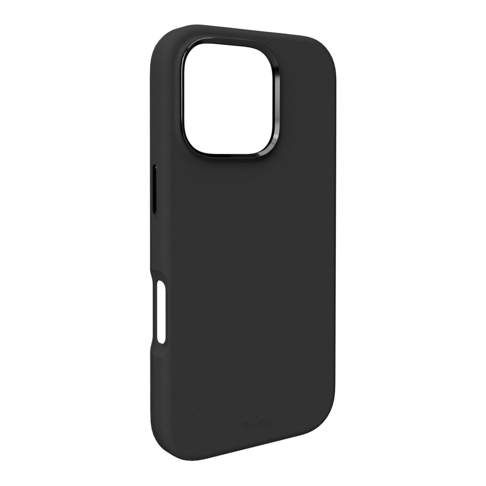 Puro PURO Cover Icon Mag Pro til iPhone 16 Pro Mobilcover PUIPC16P61ICONMPBLK