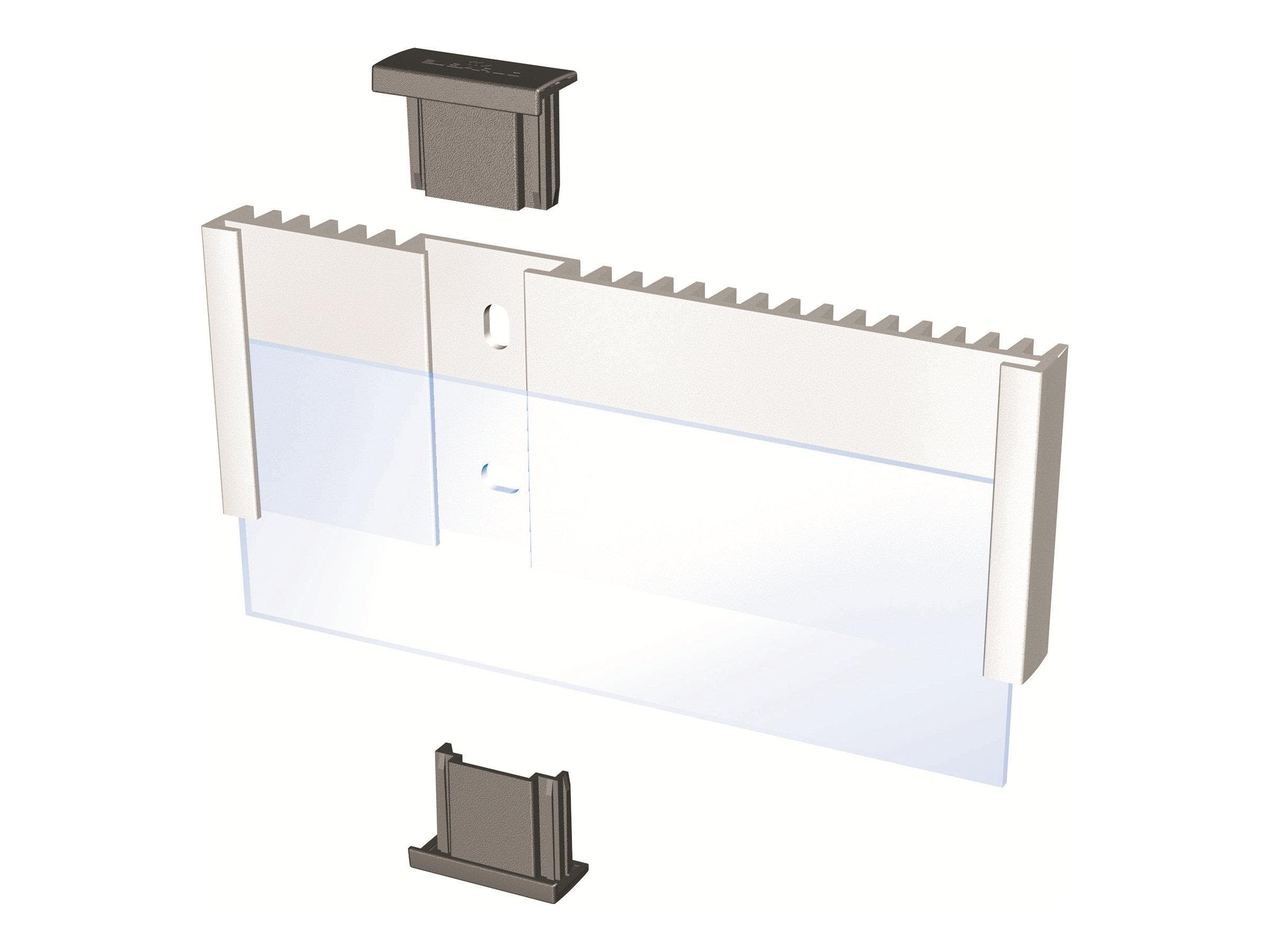 DURABLE Dør og vægskilte i aluminium og frontplade i akryl. Design indstiksetiket med gratis skabelon. 1 stk