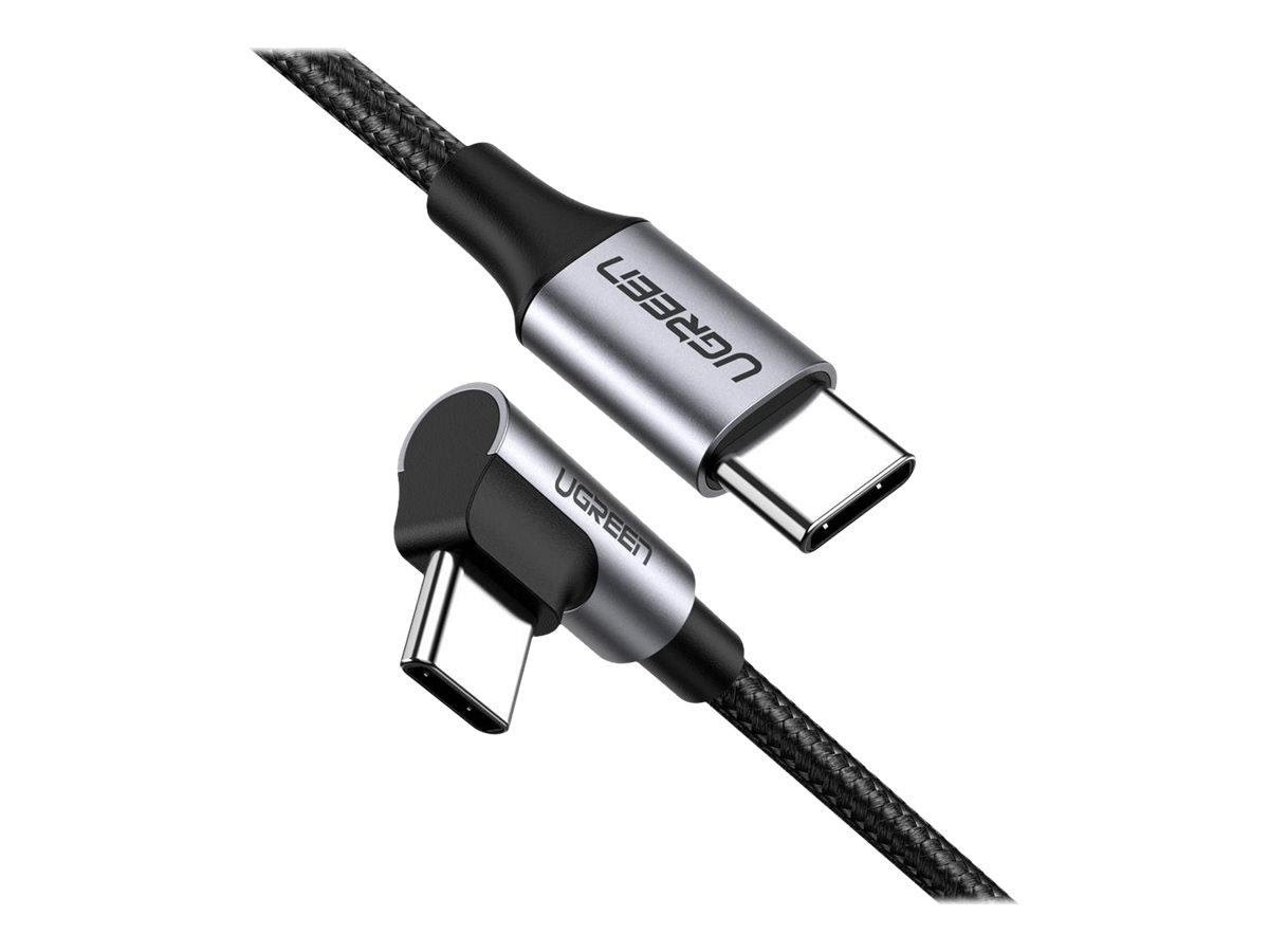 UGREEN - USB-C cable - 24 pin USB-C to 24 pin USB-C - 1 m Usb Kabel Sort 50123
