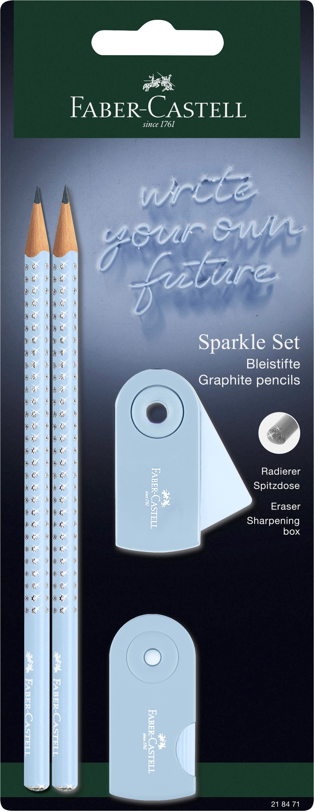 Faber-Castell Sparkle Sleeve Sky blue BC 2024 Tegneværktøj 218471