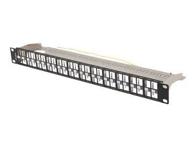Lanberg patch panel (blank) - 1U - 19" - FTP for keystone modules Netværkstilbehør PPKS-1248-B