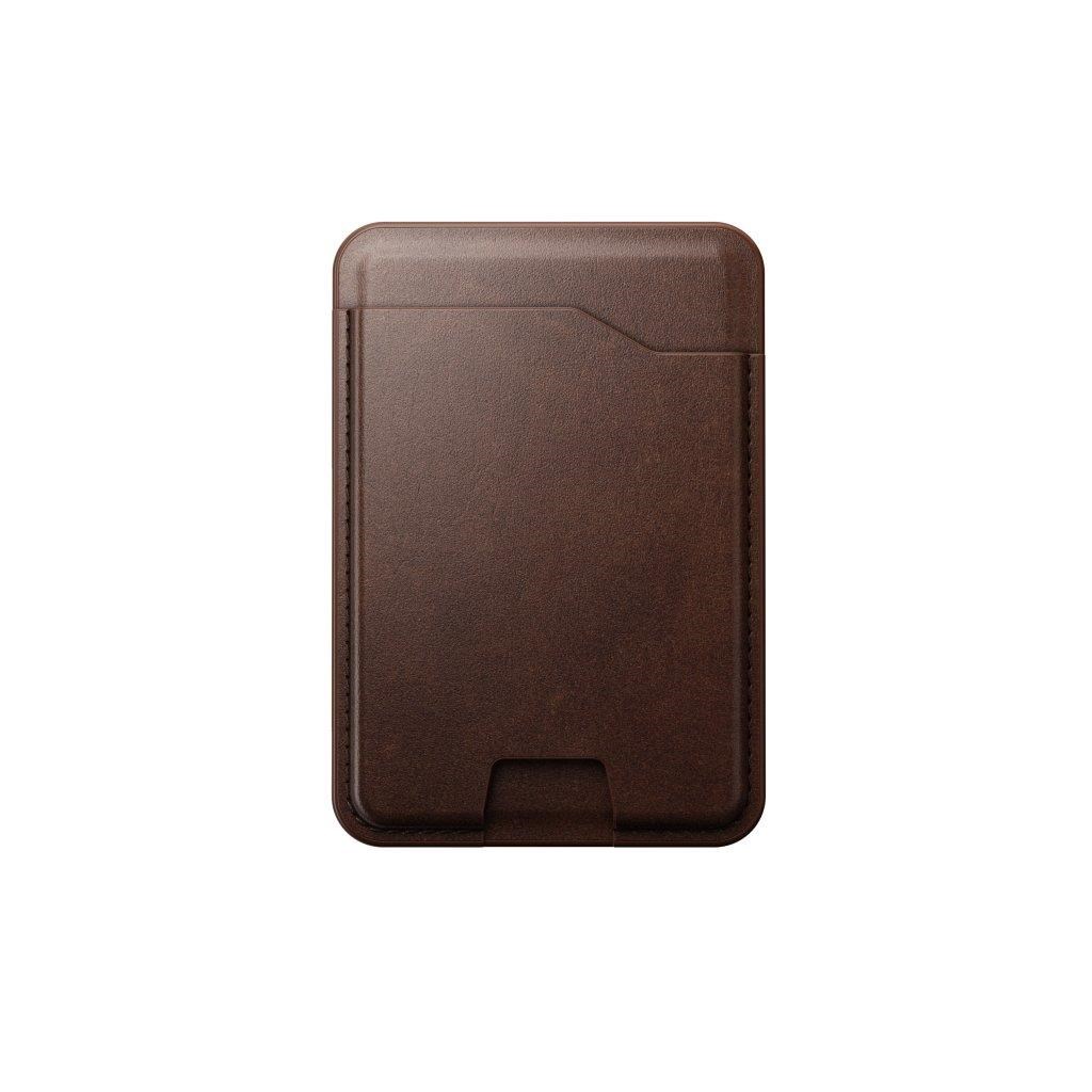 Nomad - Leather Mag Wallet with Find My Tracking - Brown | Leather Mobil Tilbehør NM011758858