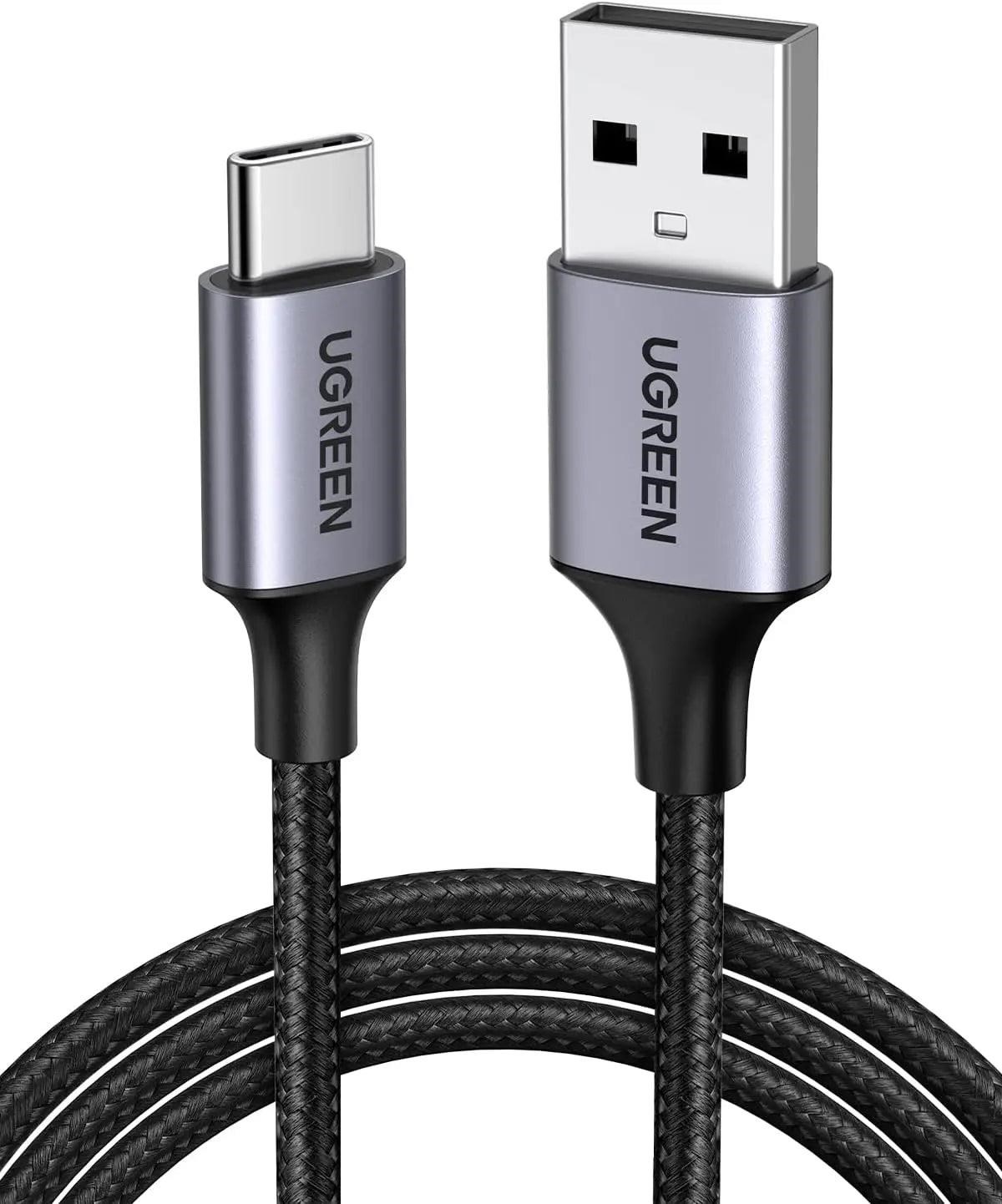UGREEN USB-A - USB-C 0.25 m Usb Kabel Sort 60124