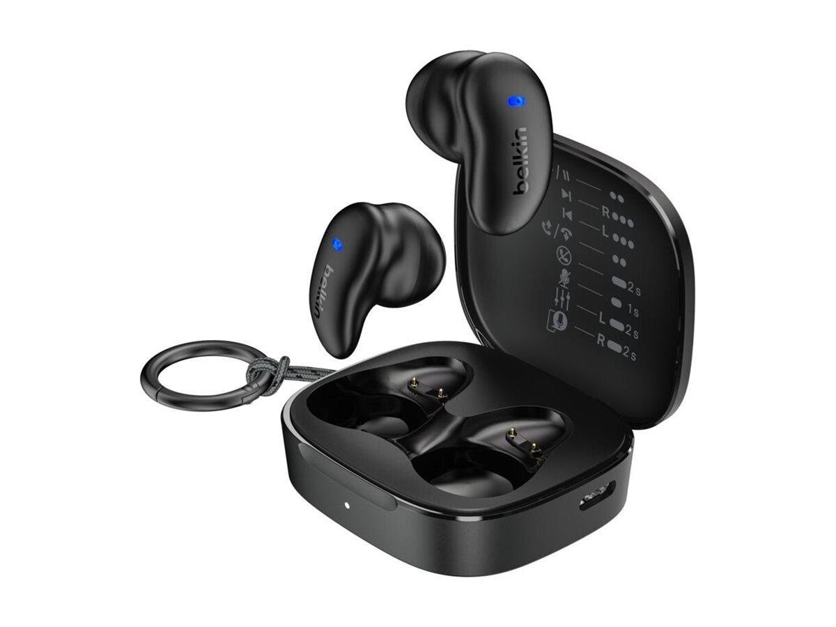 Belkin SoundForm Anywhere True Wireless Earbuds - Black Hovedtelefoner Og Headset AUC014HQBK