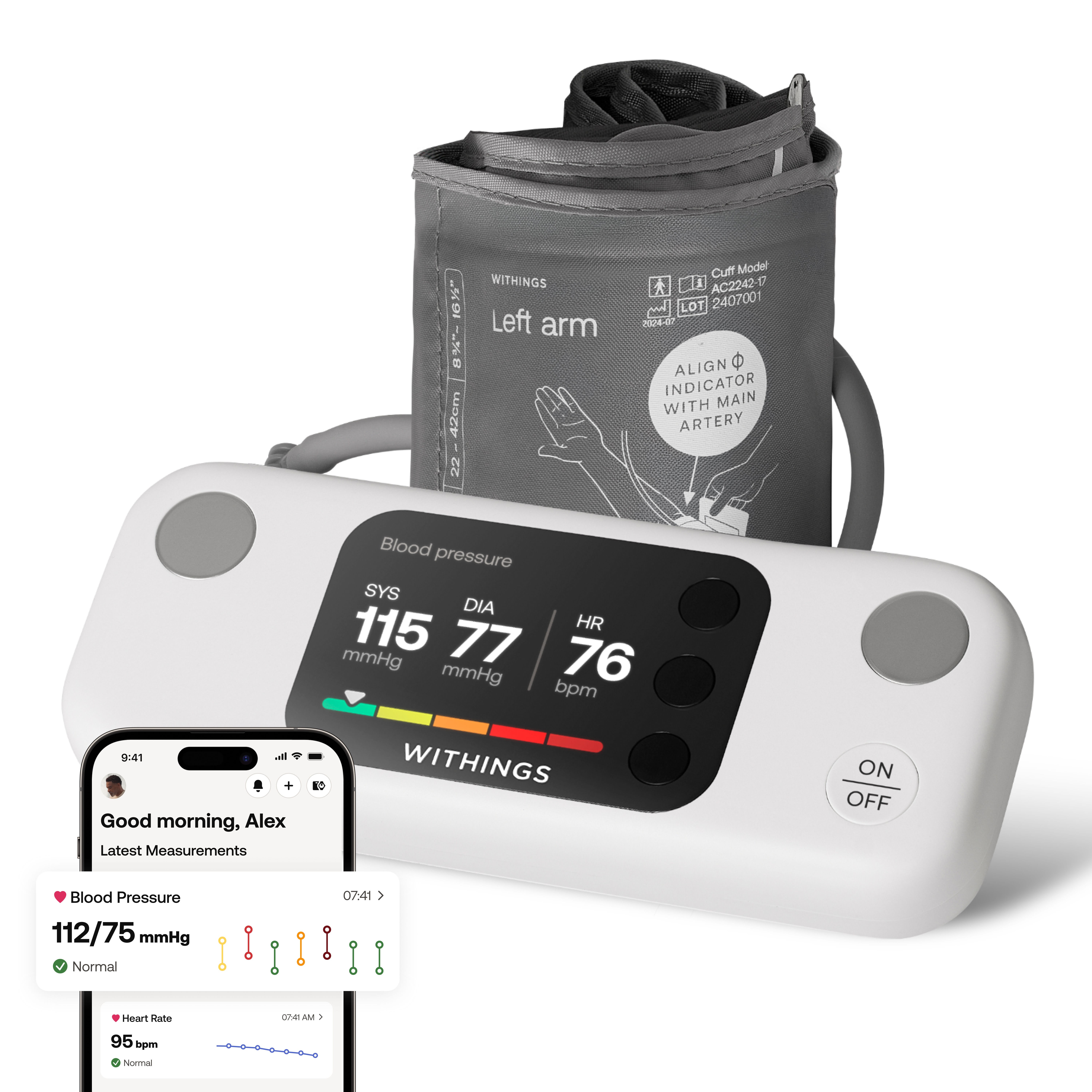 Withings Blodtryksmåler BPM Vision Helbred WPM07-08-all-Int