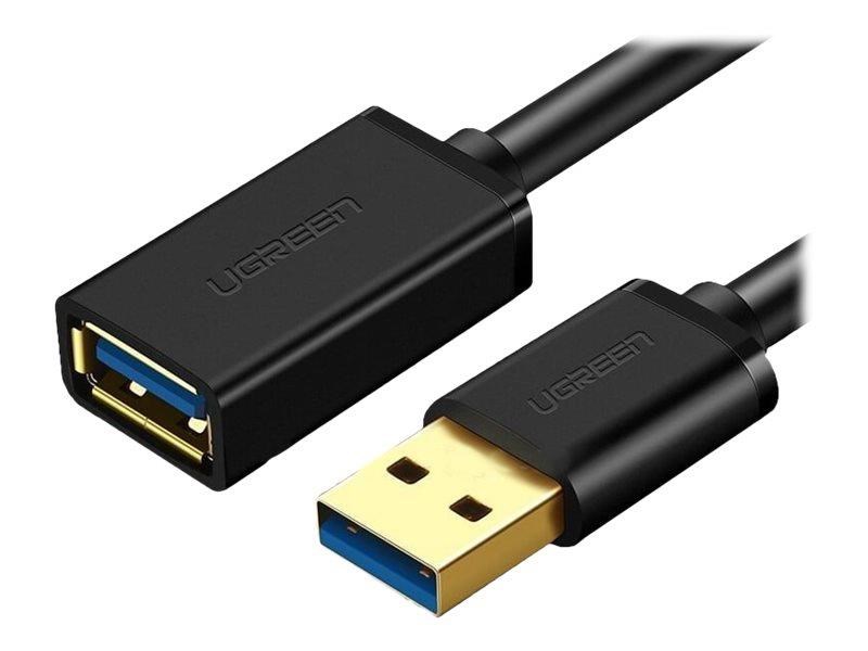 UGREEN US129 - USB extension cable - USB Type A to USB Type A - 3 m Usb Kabel Sort 30127