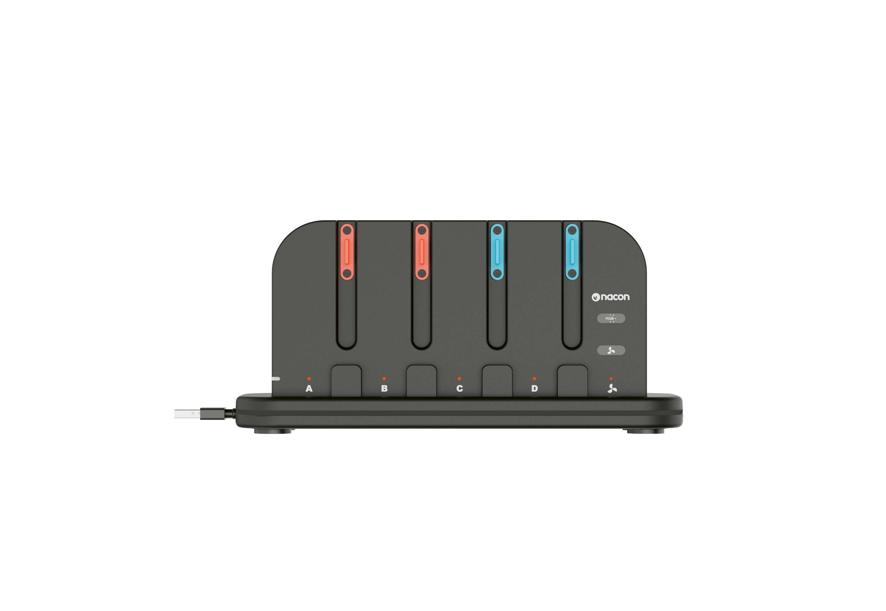 NACON Multicharge Dock - Wired - Nintendo Switch 2 Spil Tilbehør 3665962030877