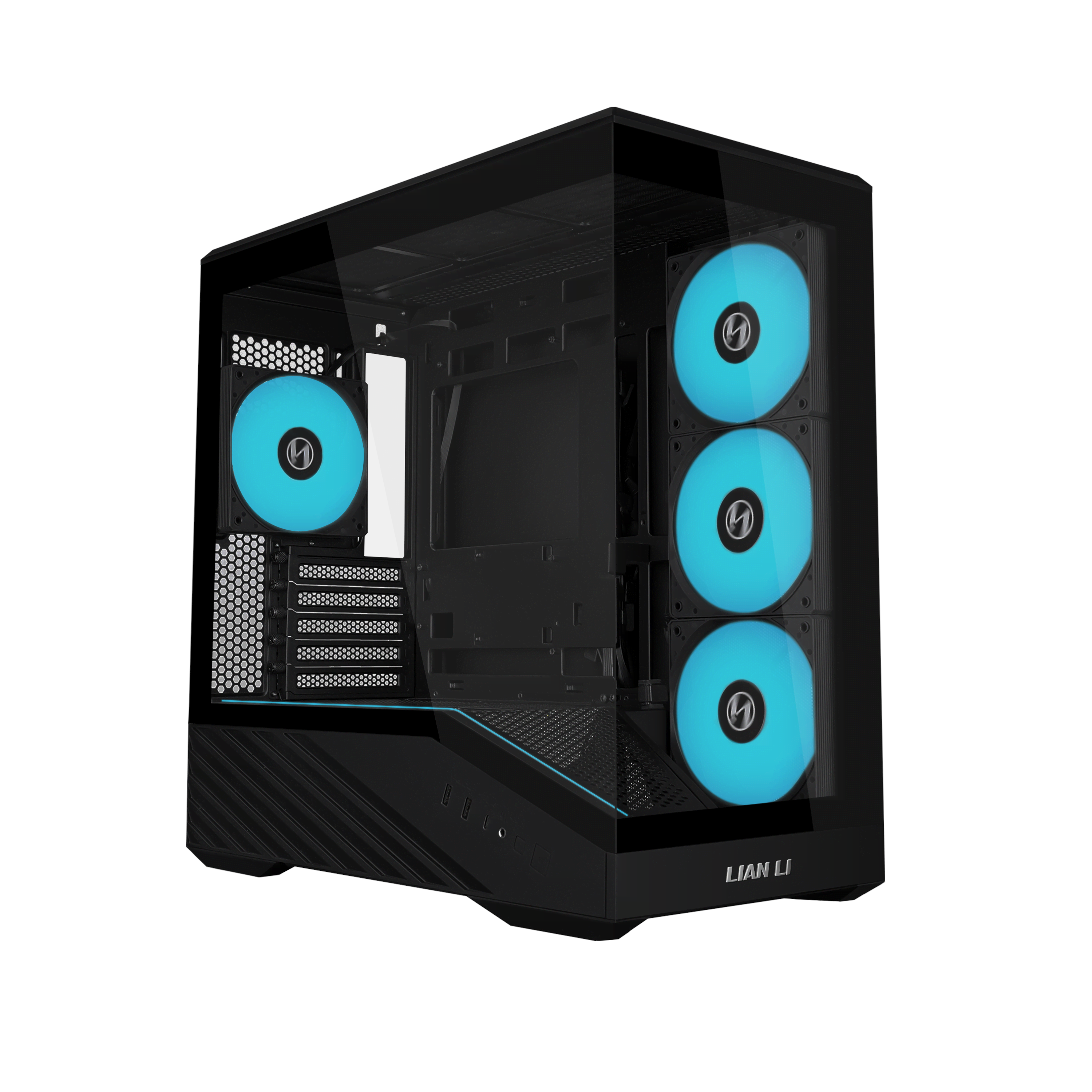 Lian Li Vector V100 Mini - Kabinet - Minitower - Sort Kabinet V100RMIX