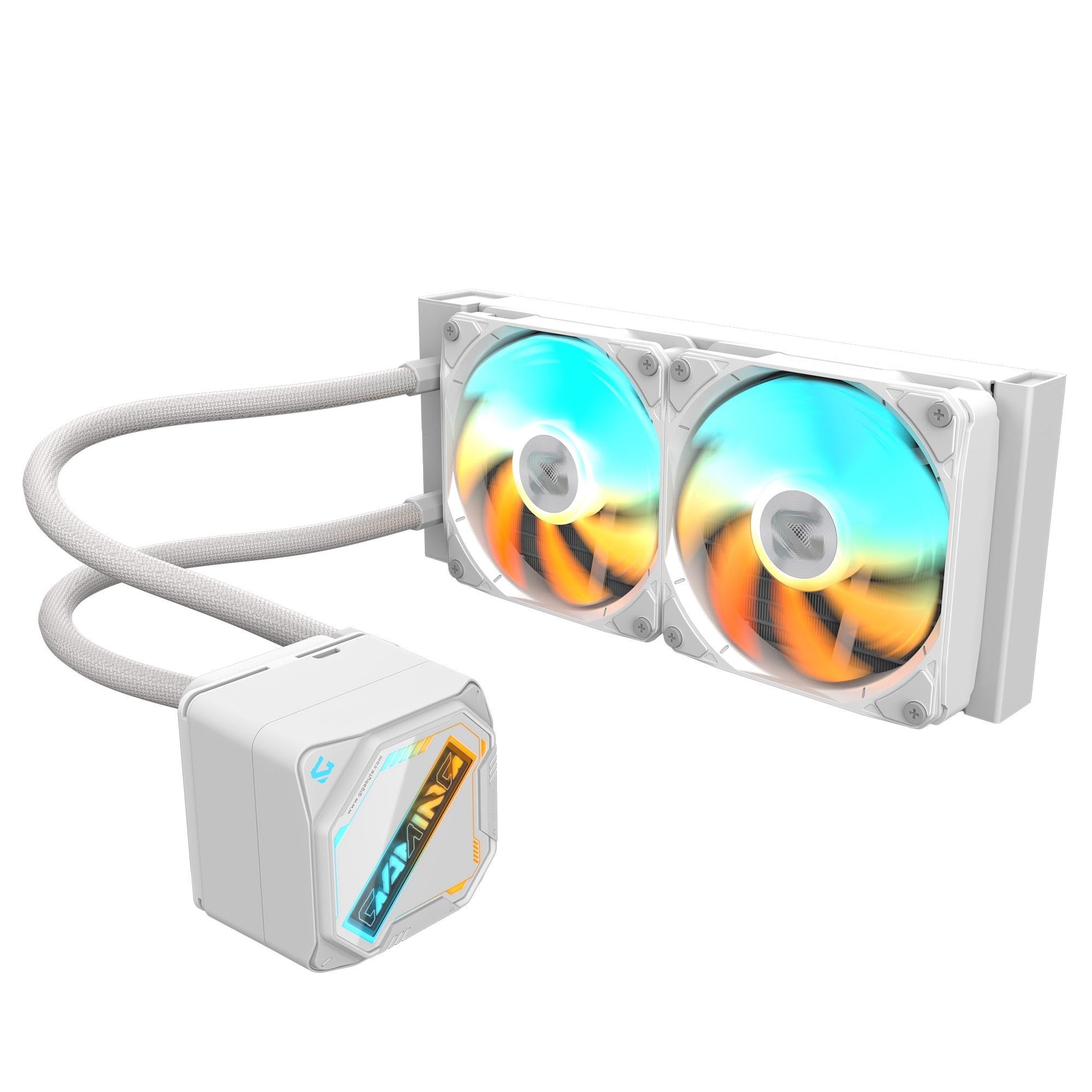 GIGABYTE GAMING 240 ICE - CPU Vandkøling Cpu Køler Hvid GP-GIGABYTE GME 240I